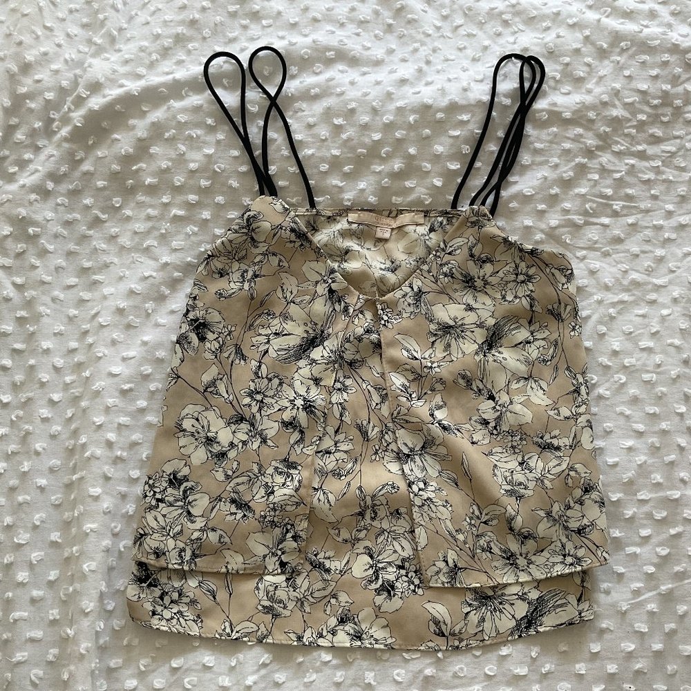 Guess Top Size Small cream, black & white